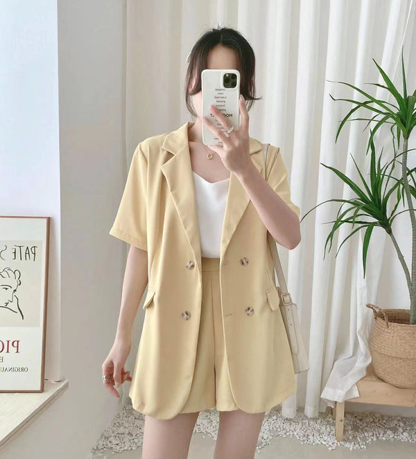 Jacket, top, shorts set WTJ-JKT005