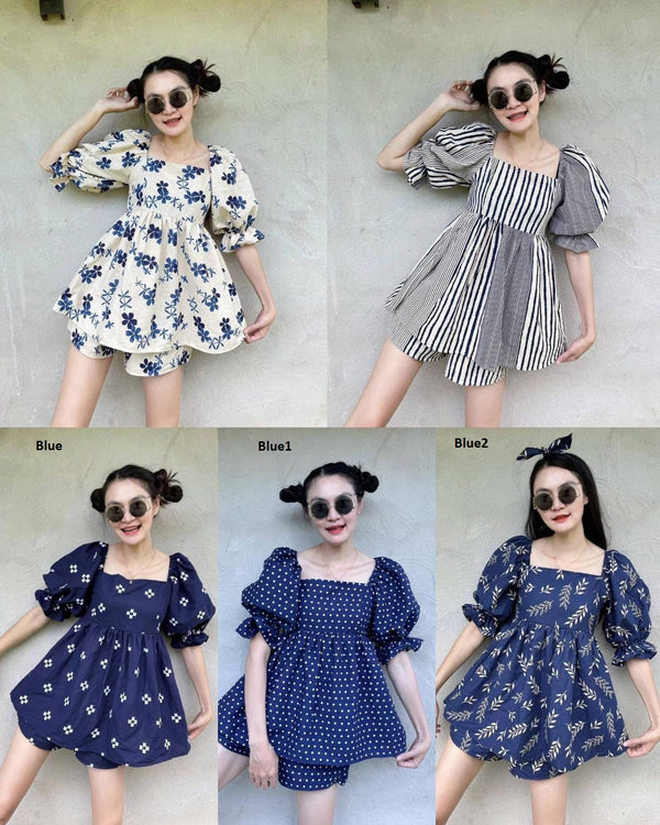 Short dress & inner shorts pair WTD-SHT016